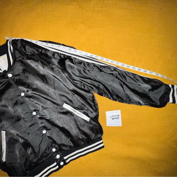 Vintage Satin EMI America Records Button Up Jacket - Picture 9 of 9